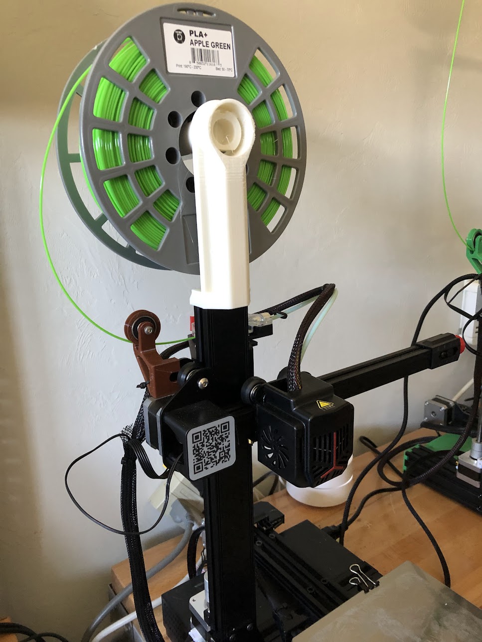 Ender 2 Pro Vertical Filament Spool Holder