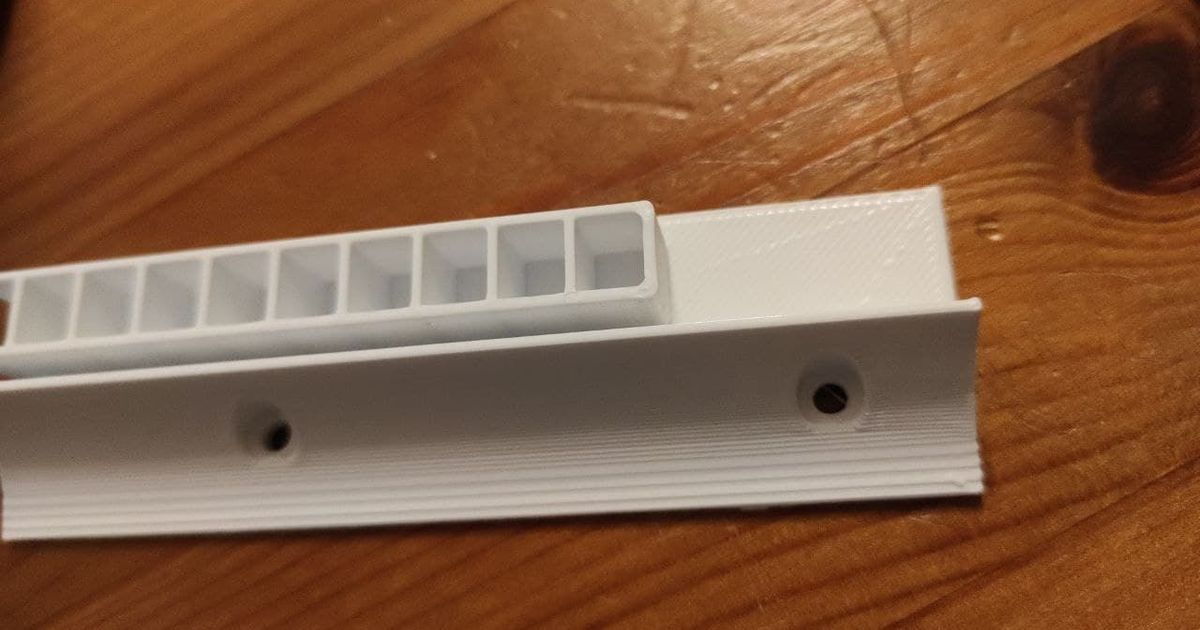 IKEA Kallax BuiltIn Adapter by mjk_boron Download free STL model