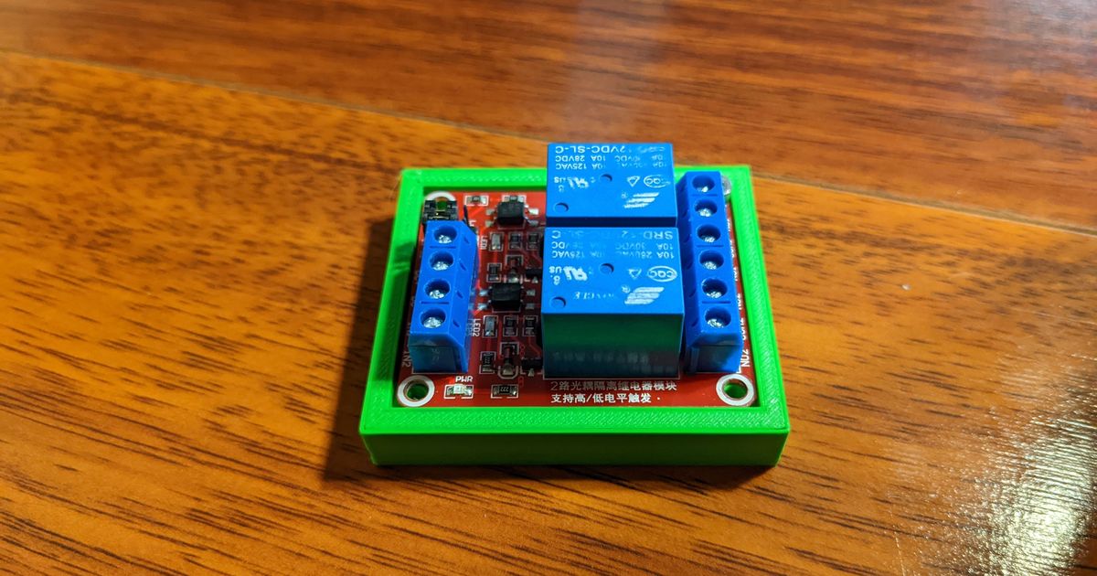 12v relay holder by Chris Riley Download free STL model