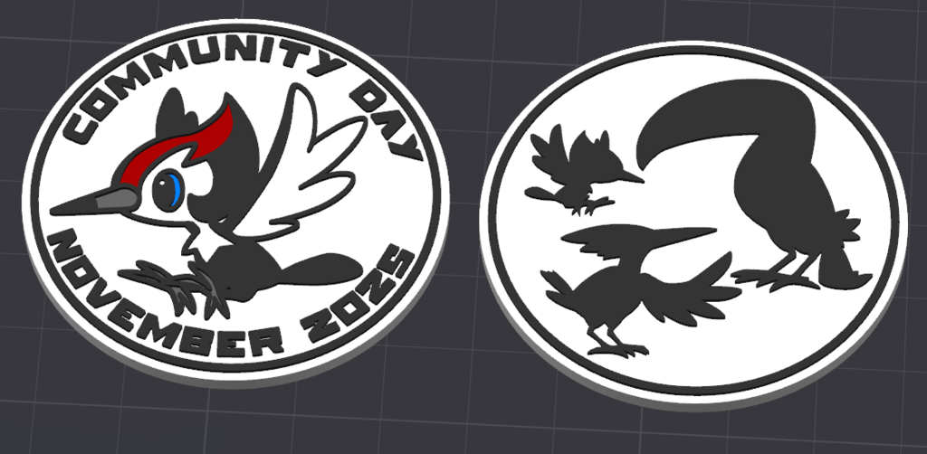 Pokemon Go Community Day #110 coin - Pikipek