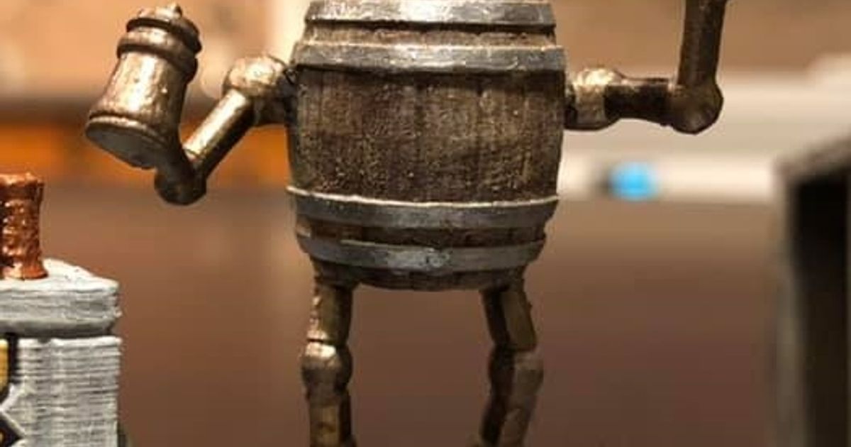 Beer Barrel Golem by MZ4250 Download free STL model