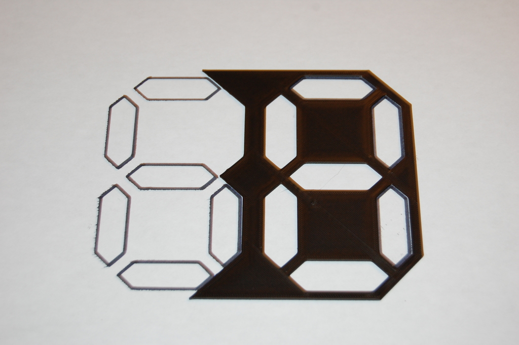Miniatura 2 do modelo 3D digital number stencil