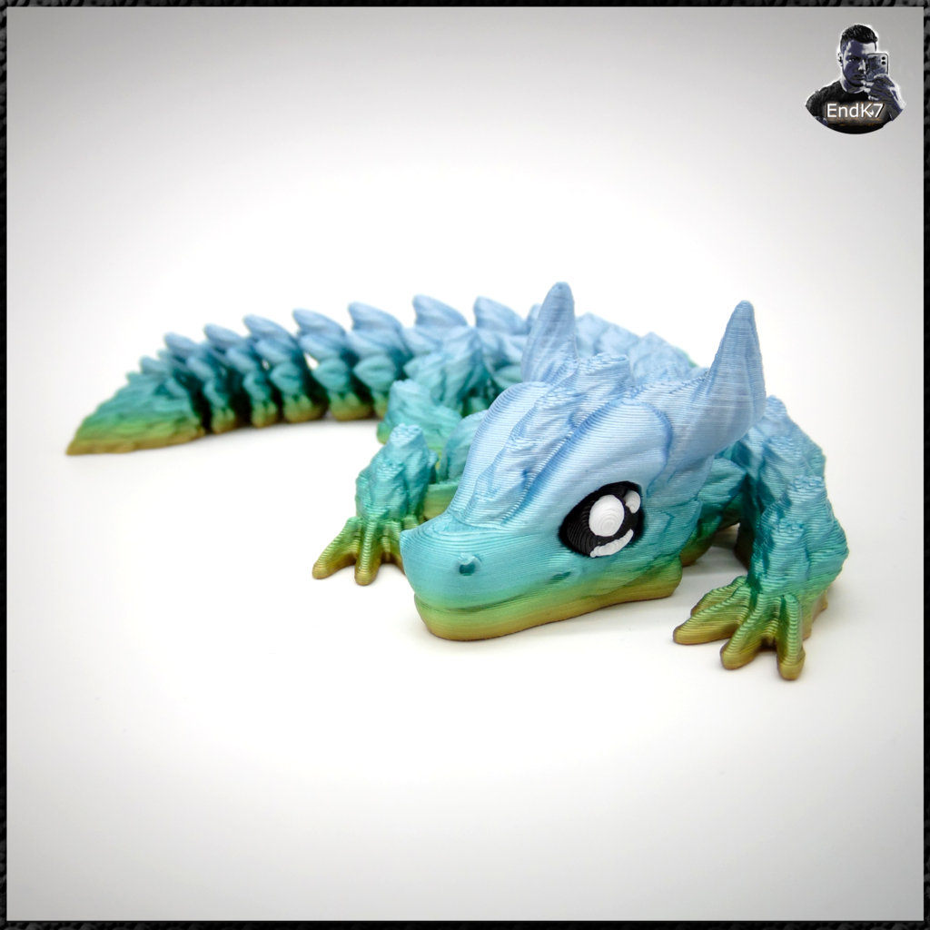Immortal Dragon - Articulated - Print in Place