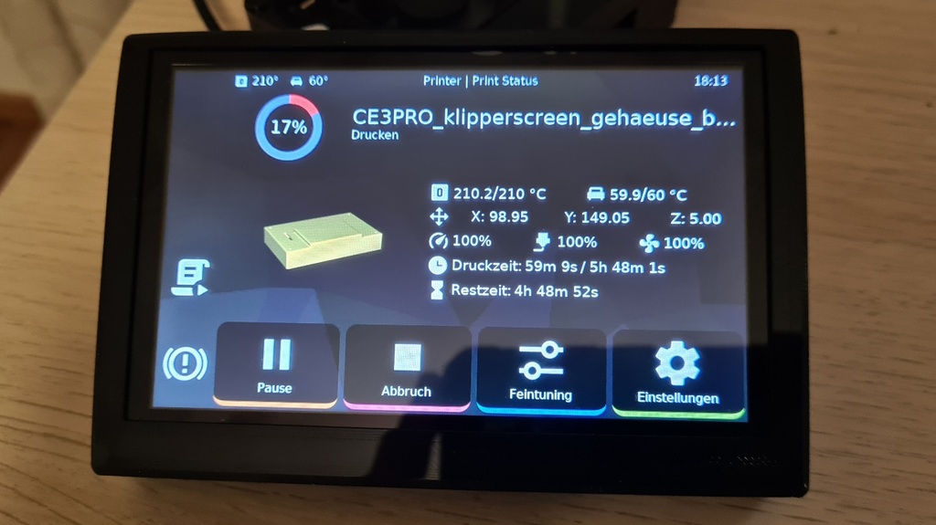 5" Display Case with Mount for 4040 Extrusions by Viktor von