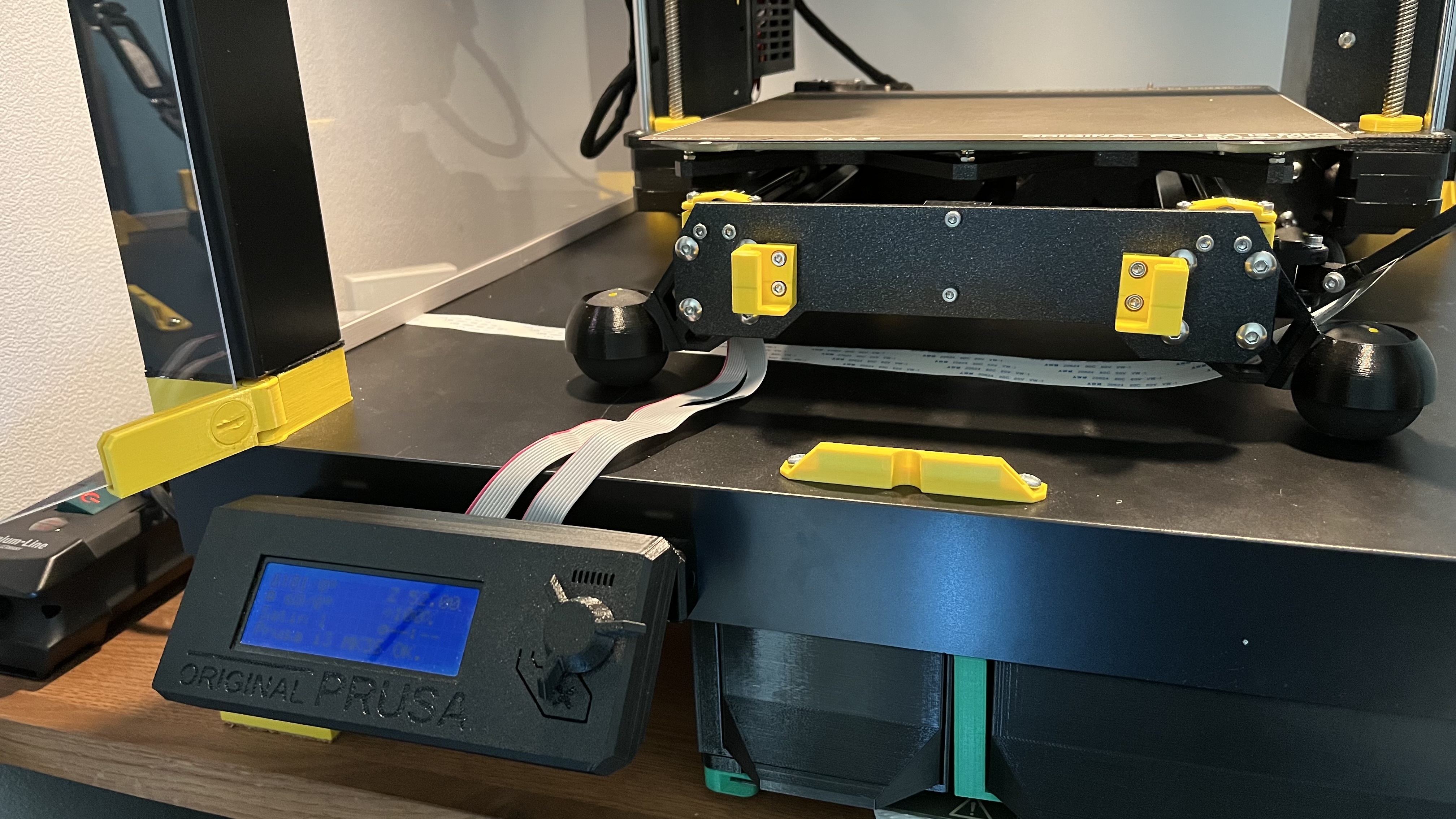 Mount for Prusa Mk3s Lcd 3D model thumbnail