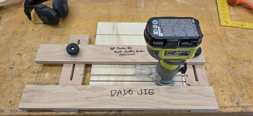 Router Dado Jig w/ Printed Knob