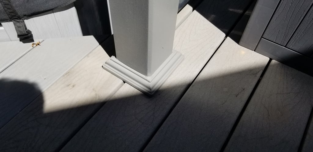 Trex Post Base and Post Extension