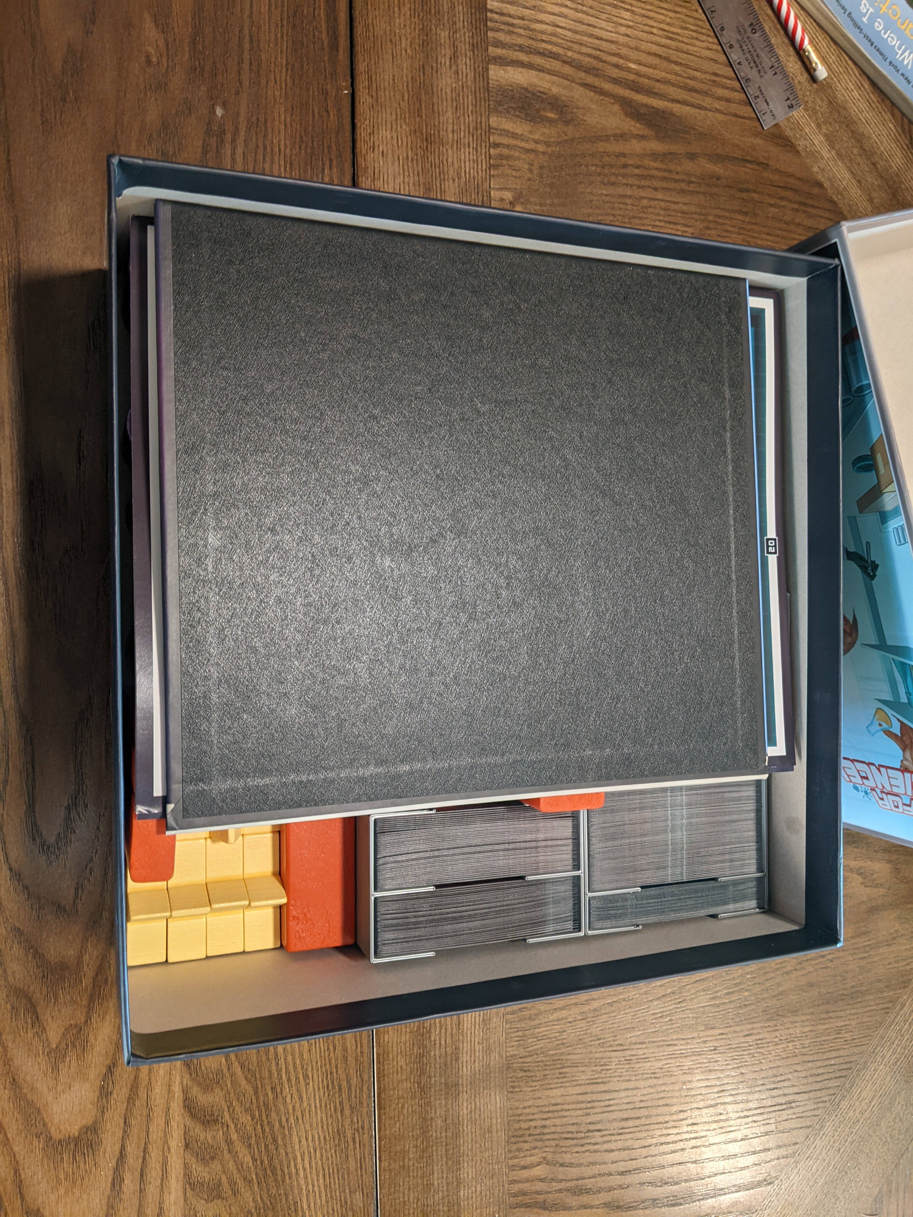 For Science board game box insert/organizer - sleeved cards