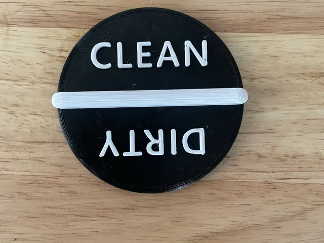 Magnetic Diswasher Clean/Dirty Indicator