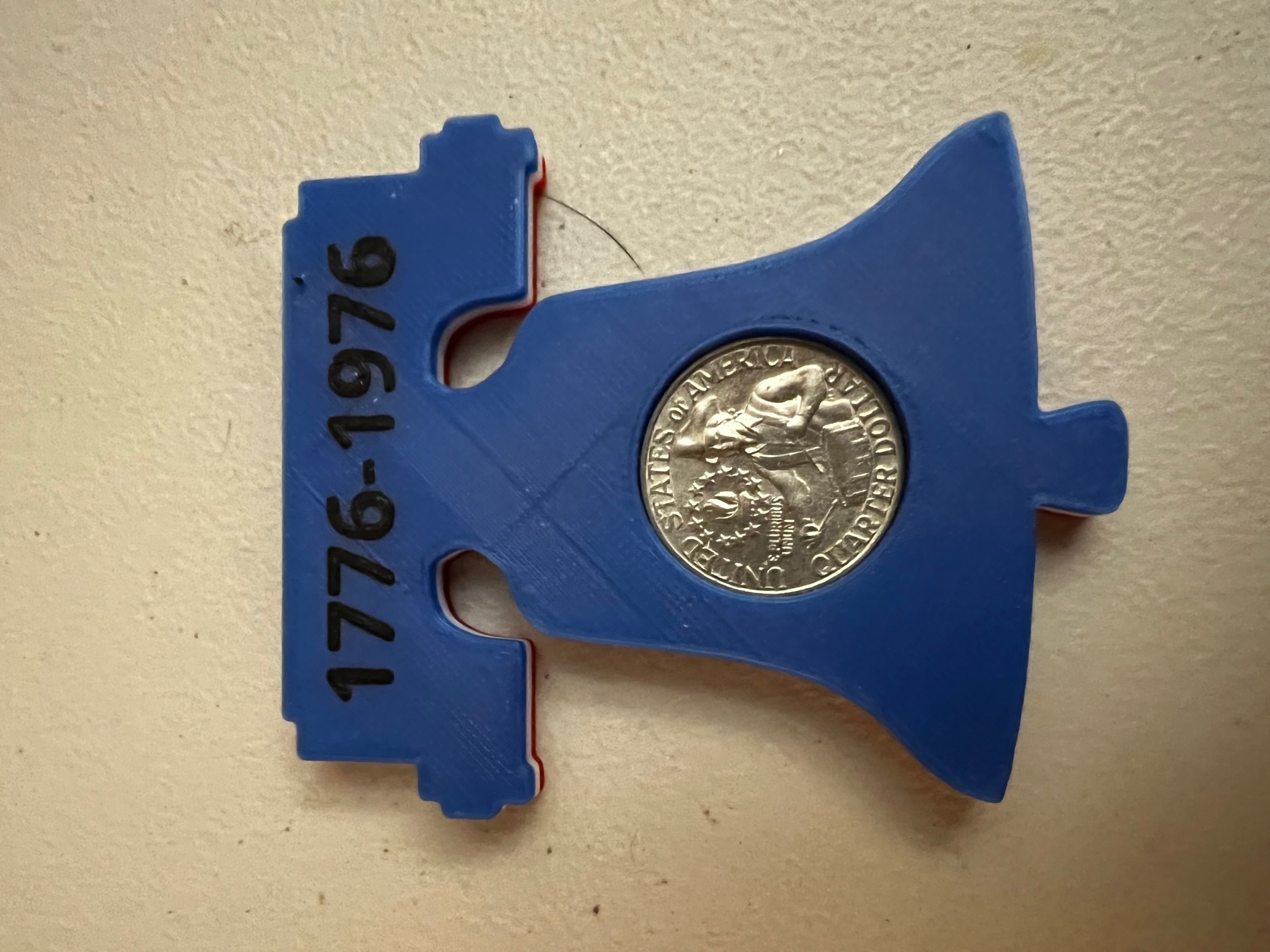 Commemorative Coin Liberty Bell by Jeff I | Download free STL model