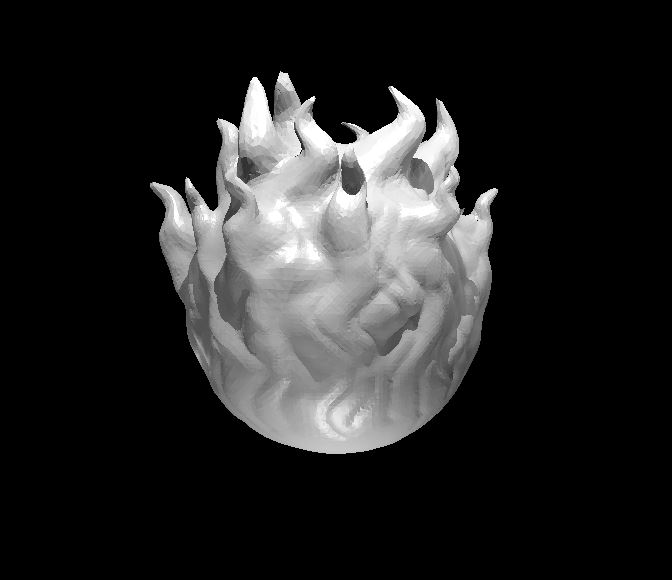 Flaming Sphere