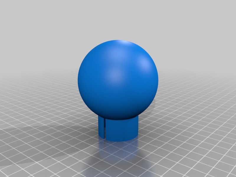 Miniatura 2 do modelo 3D Flashlight globe diffuser