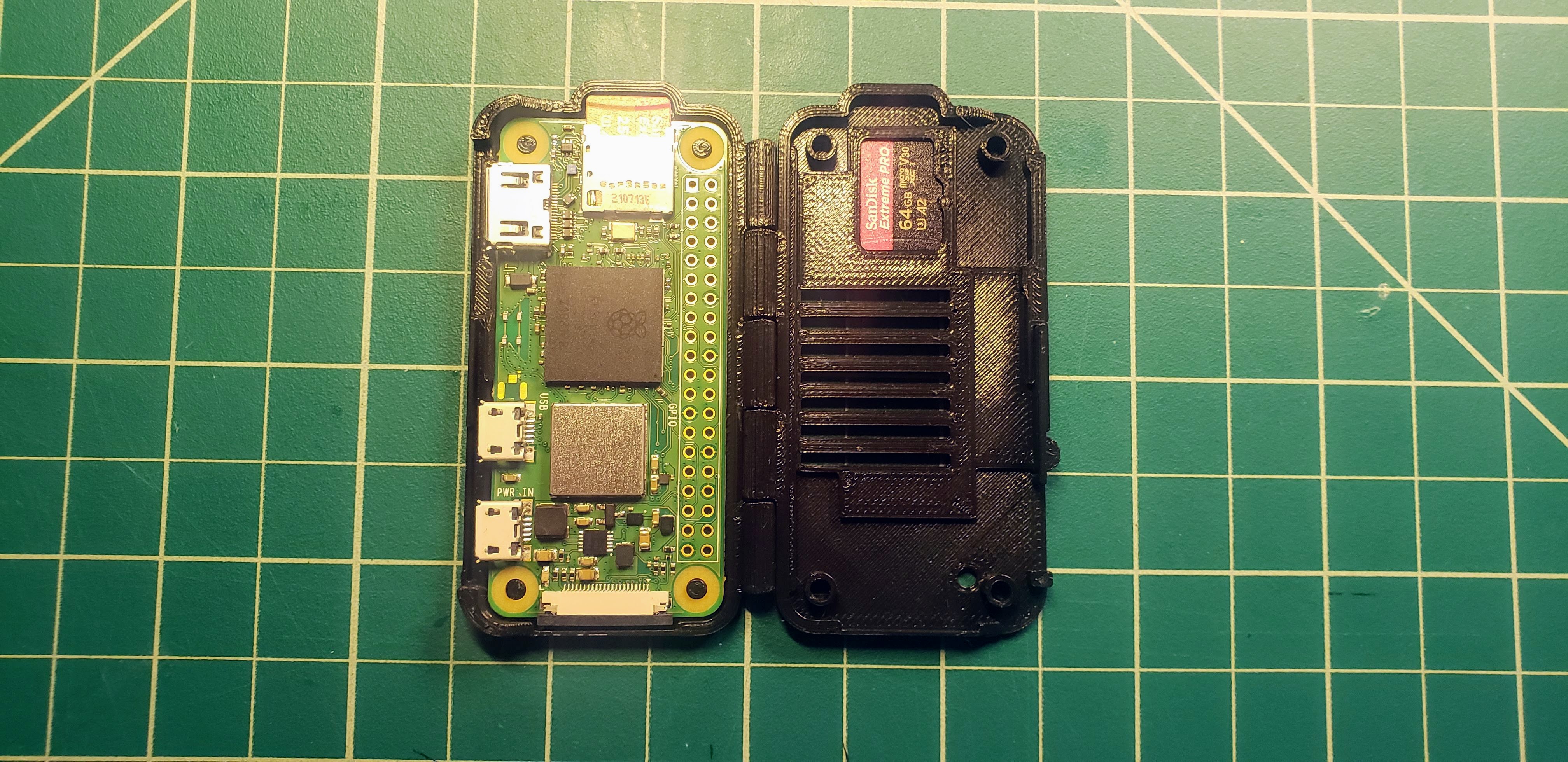 Raspberry Pi Zero 2 W EDC Case with Spare Card Storage by Joshua ...
