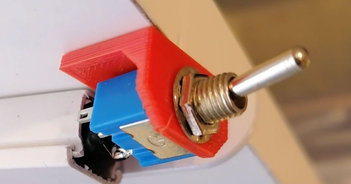 Toggle Switch Holder by FatTony84 Download free STL model