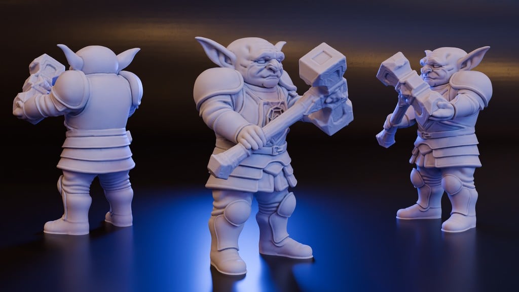 Dermot Wurder - Goblin Cleric (DND / TTRPG)