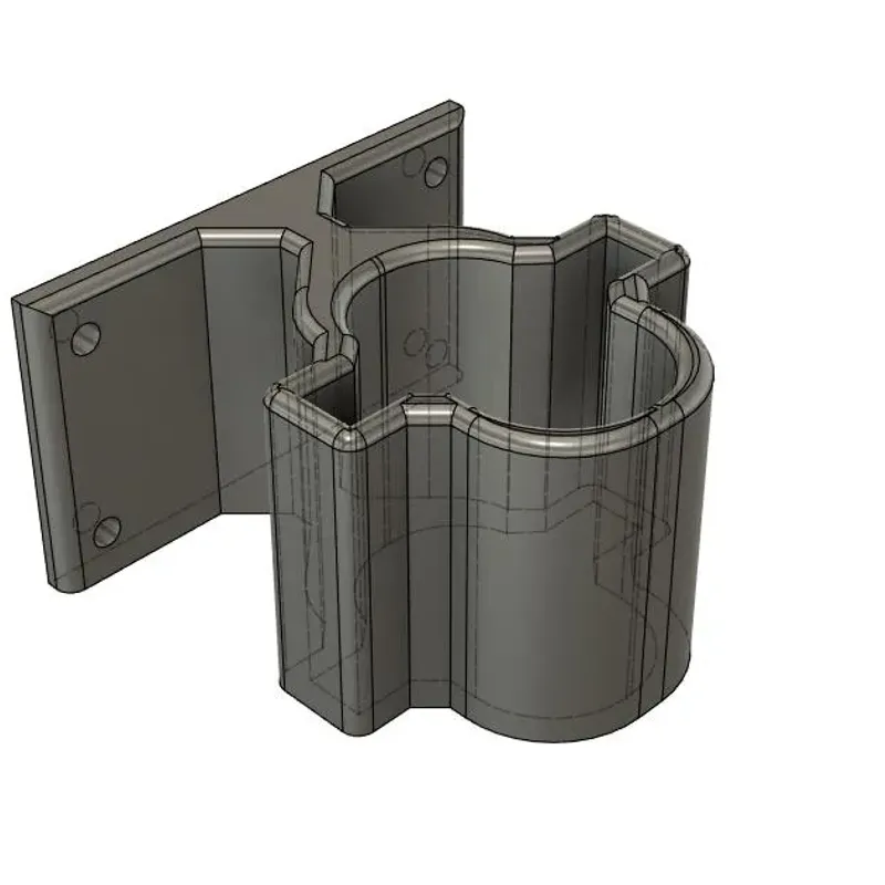 Bosch PHG Heatgun holster for Muji storage rack by Malcolm, Download free  STL model