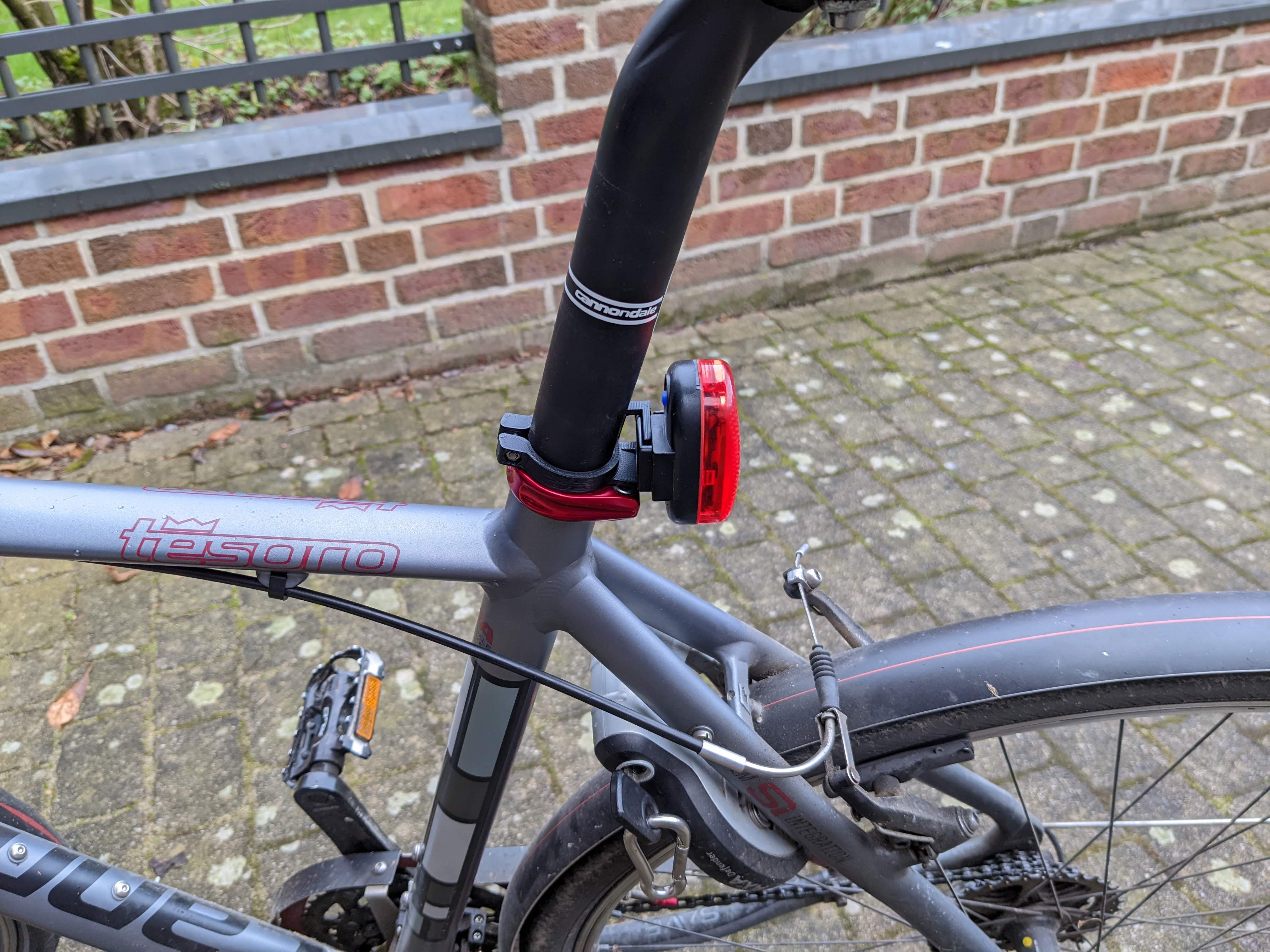 seat post clamp for LED lights
