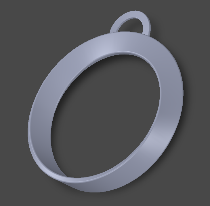 Mobius Stripe Key Chain