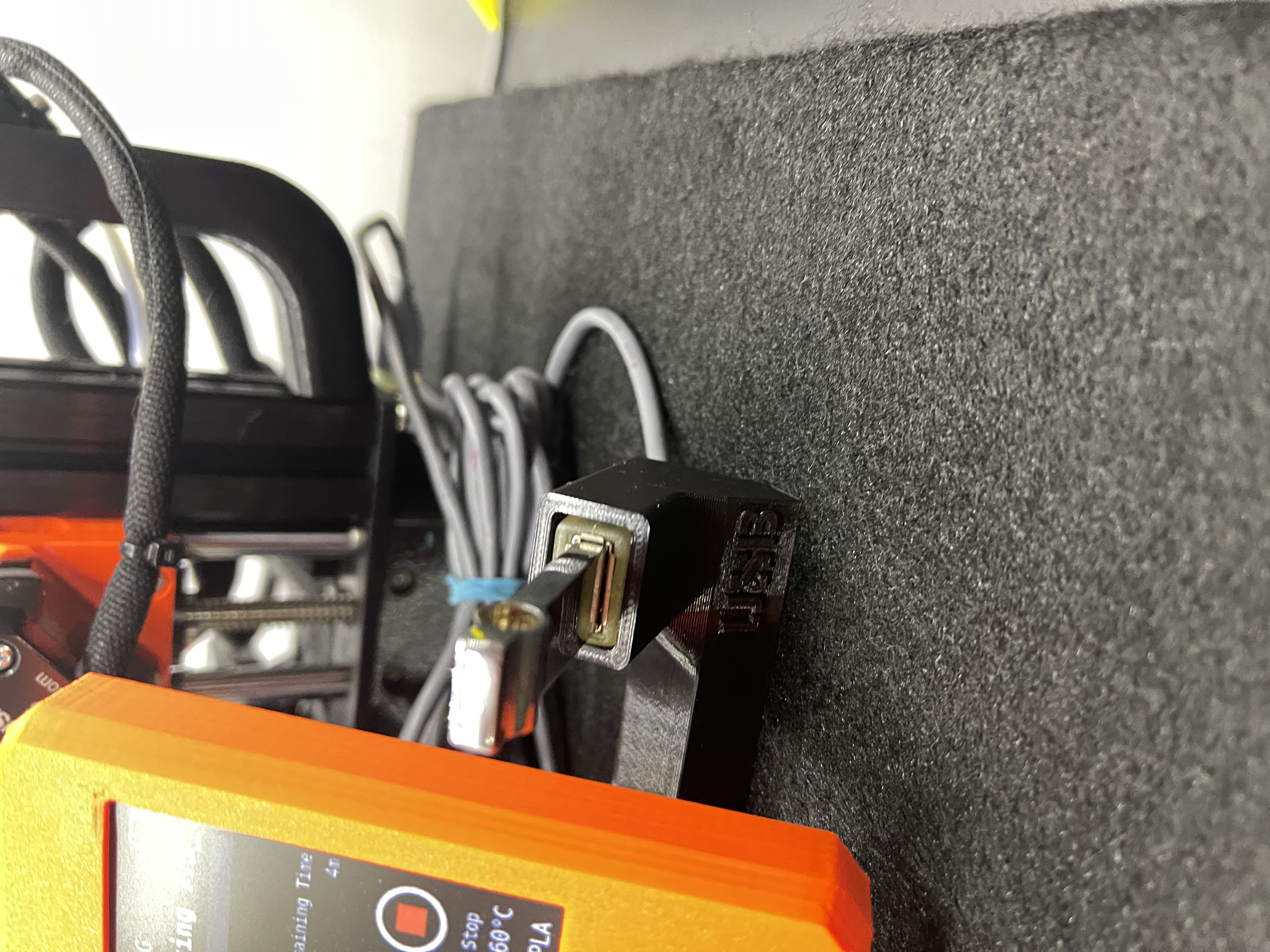 Prusa Mini USB extender mount