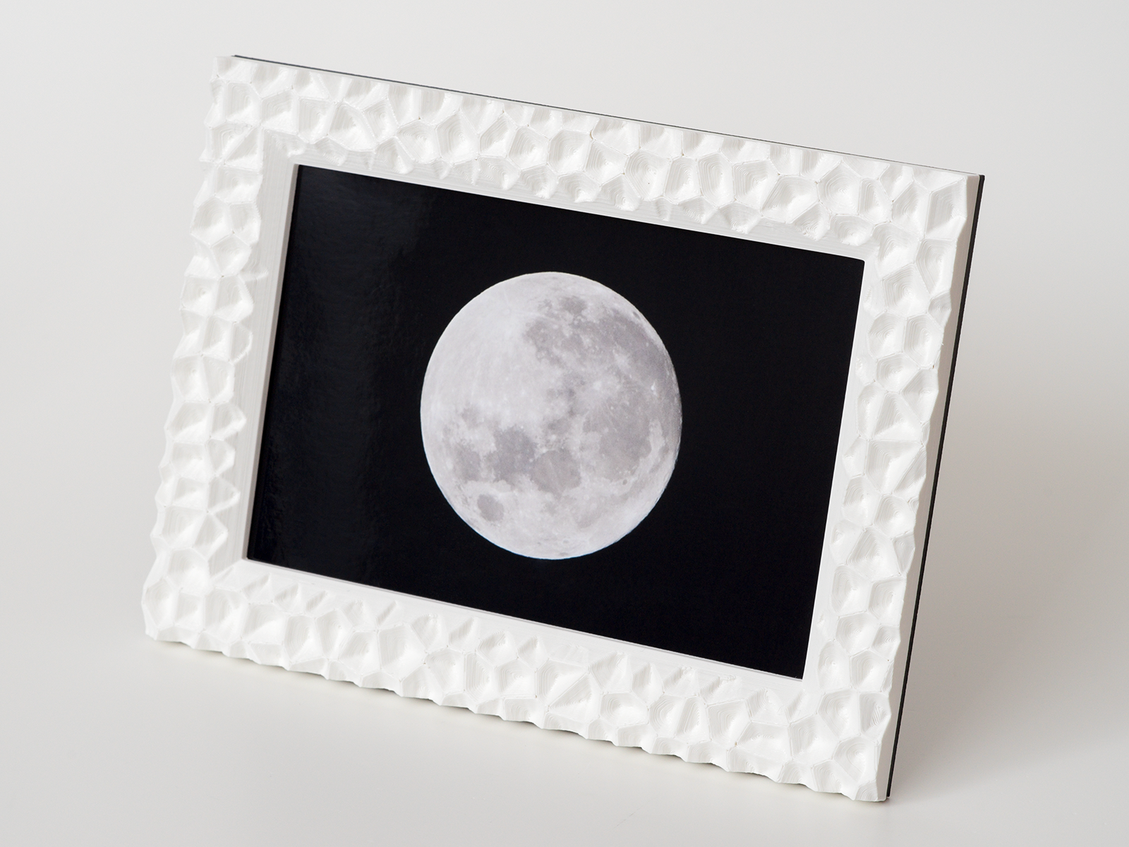 Abstract picture frame & stand (10 x 15 cm)