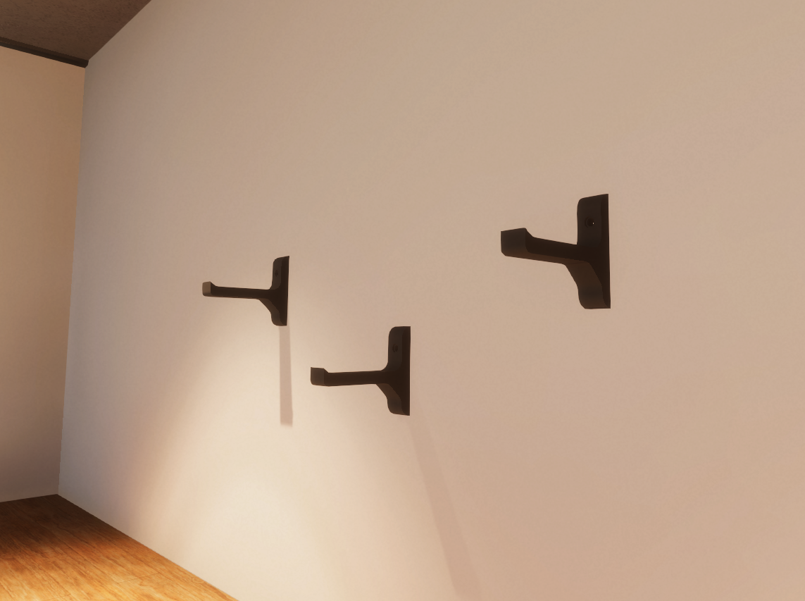 Miniatura 3 do modelo 3D Cable Wall Hook