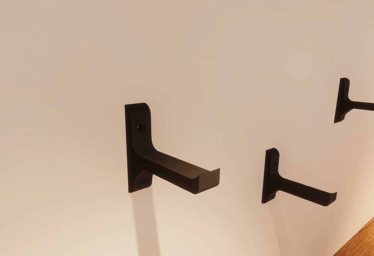 Miniatura 2 do modelo 3D Cable Wall Hook