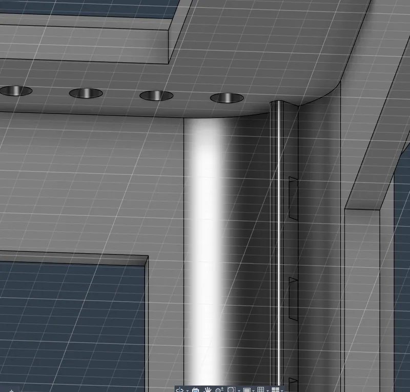 tophat cable tie holes