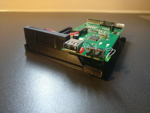 Amiga 500 OLED Gotek USB disk drive emulator base