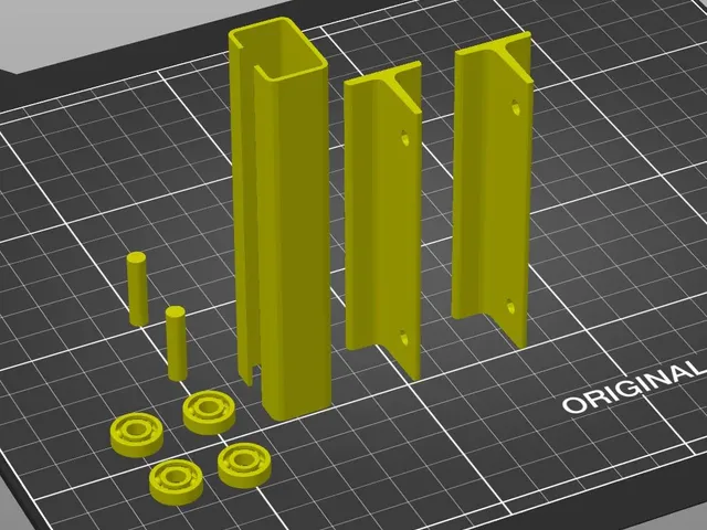 Test-Modell of a steel construction