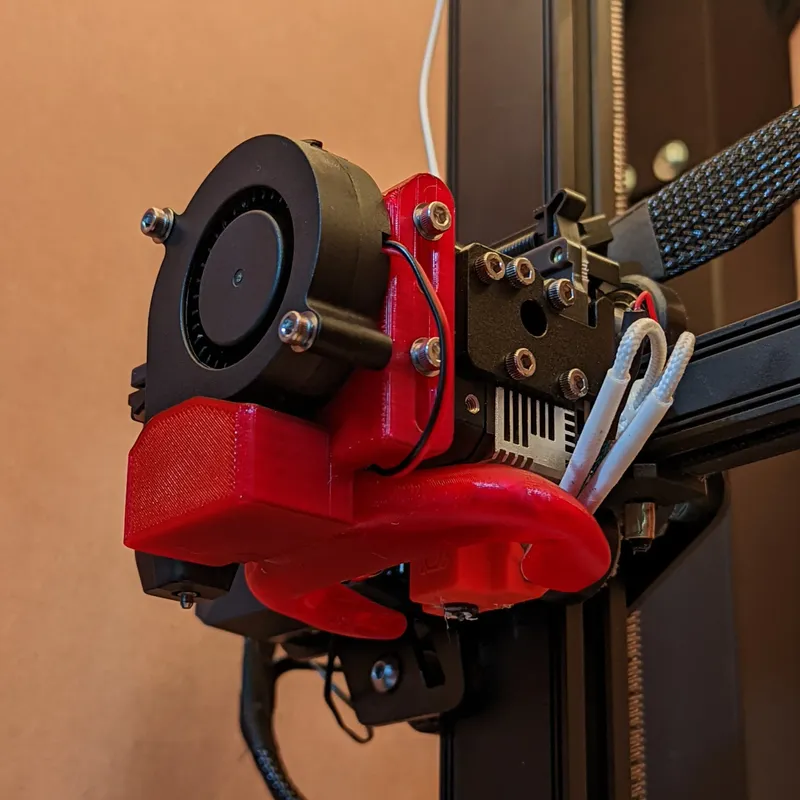 Ender 3 S1 Twin Jet 5015 Fan Duct by TX_Ryan | Download free STL model |  Printables.com