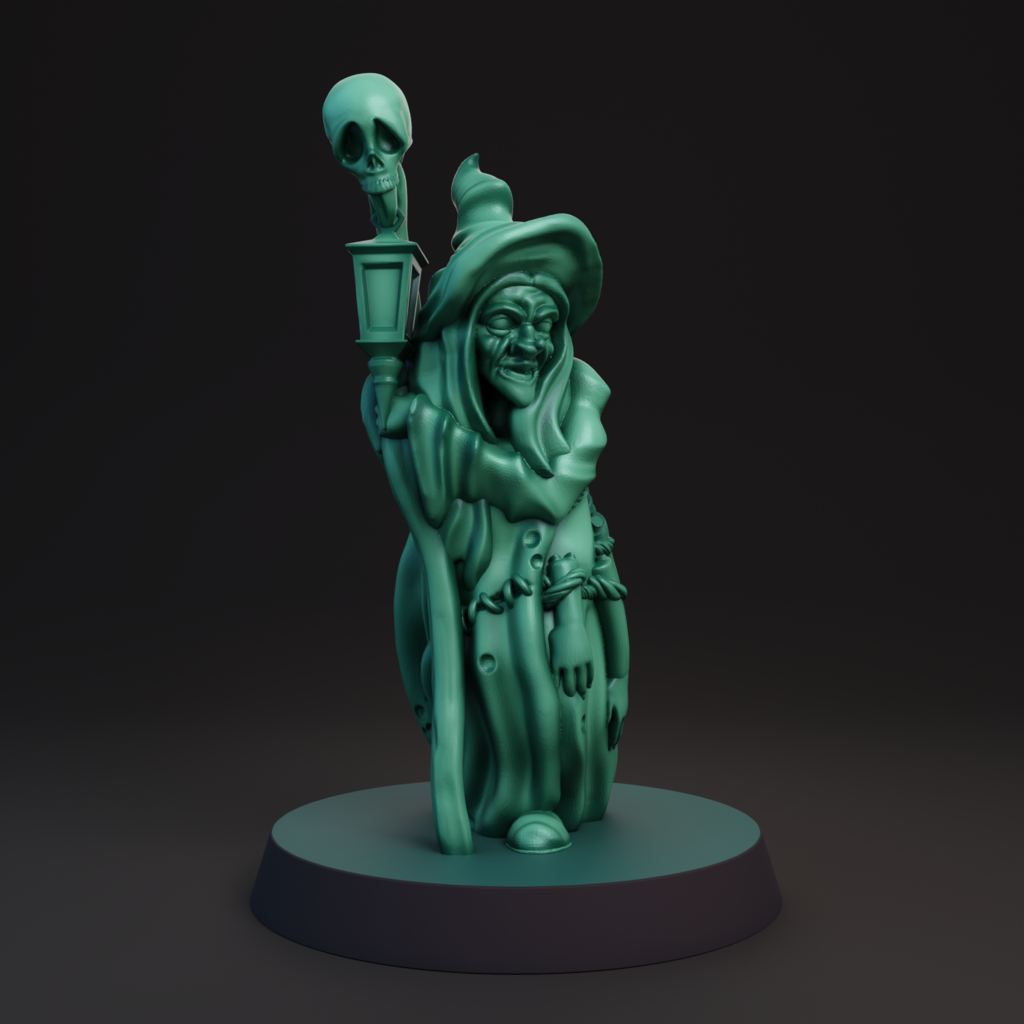 Old Witch FDM supportless — miniatura 2