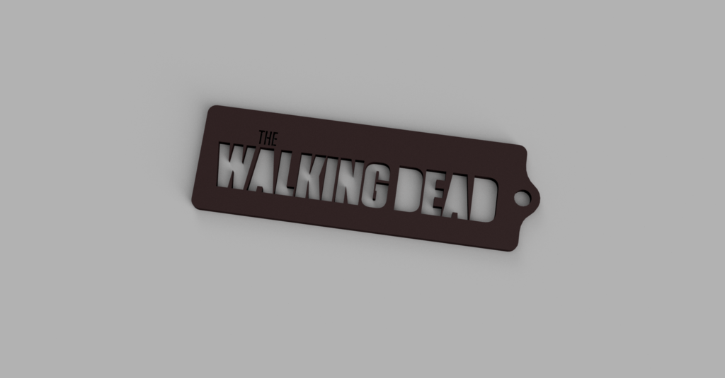The Walking Dead Keychain – 3D Printed Fan Accessory