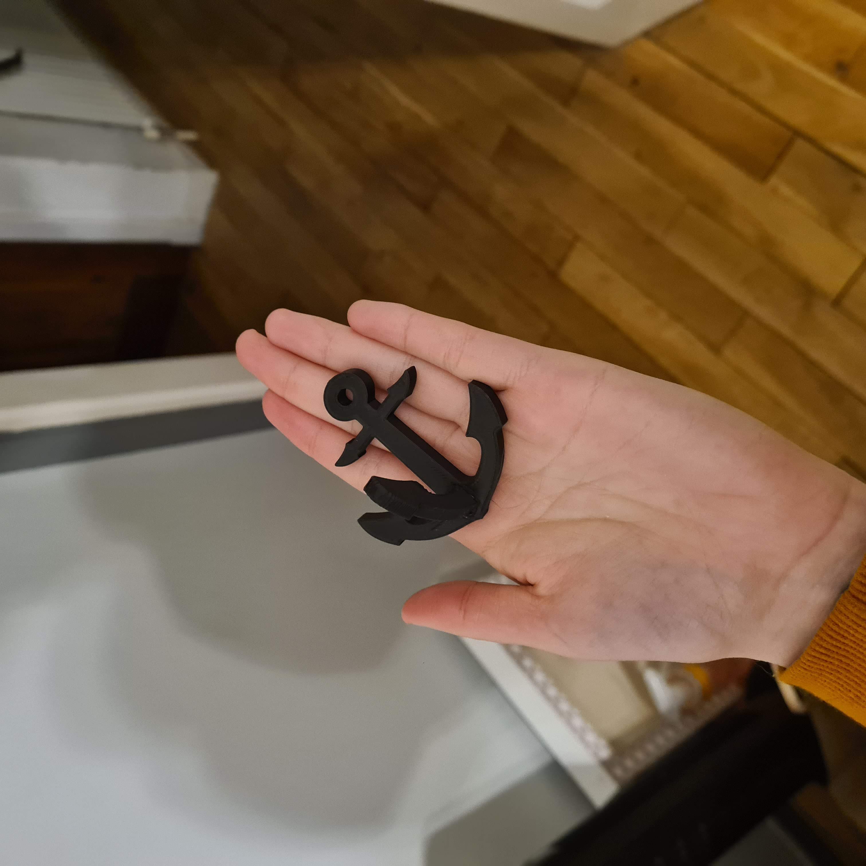 Anchor Wall Hook by AmyMakes3D | Download free STL model | Printables.com