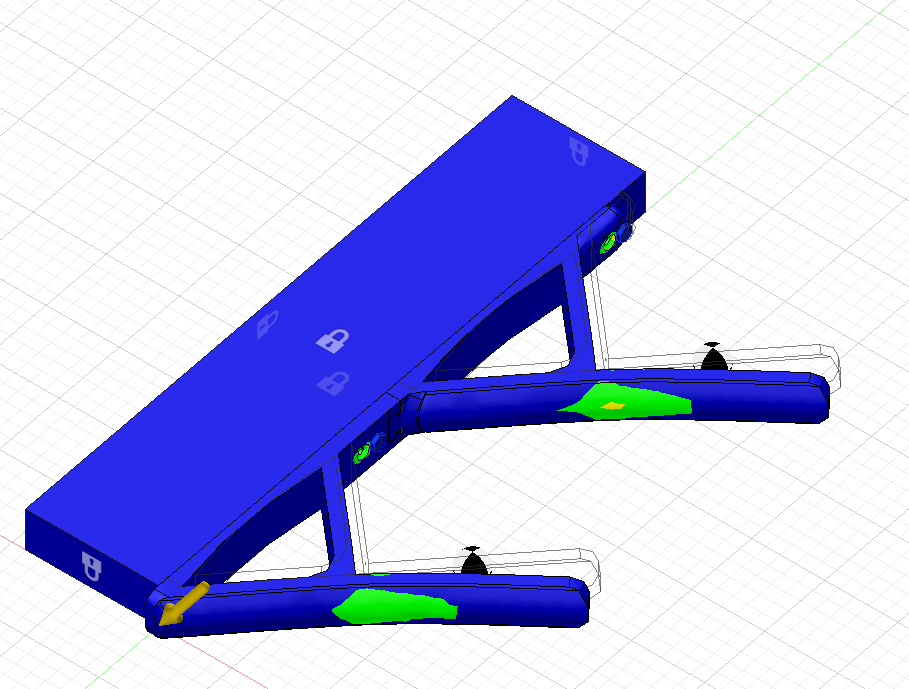Miniatura 5 do modelo 3D Ski wall mount rack