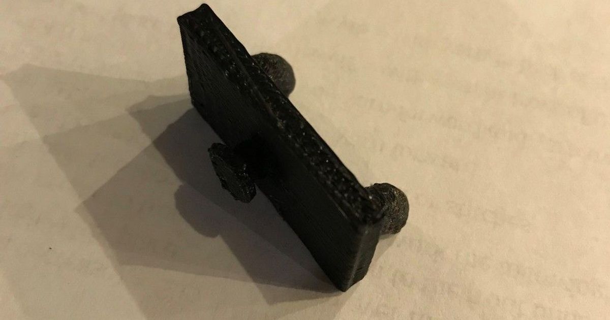 Keyhole Pegboard Hanger by ScruffyOrc Download free STL model