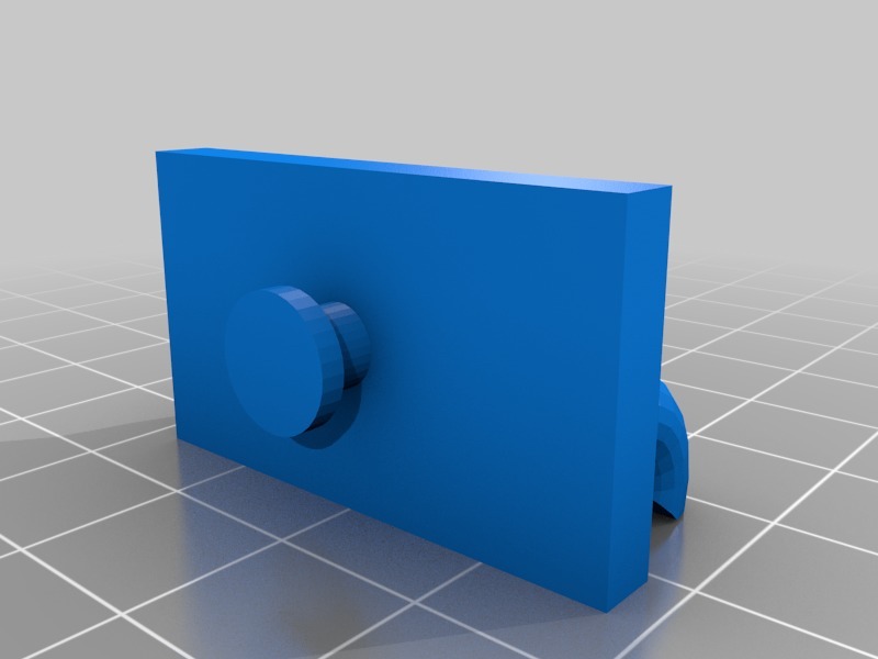 Keyhole Pegboard Hanger by ScruffyOrc Download free STL model