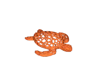 Voronoi Turtle (Medium pattern) by Far North 3D Printing Services ...