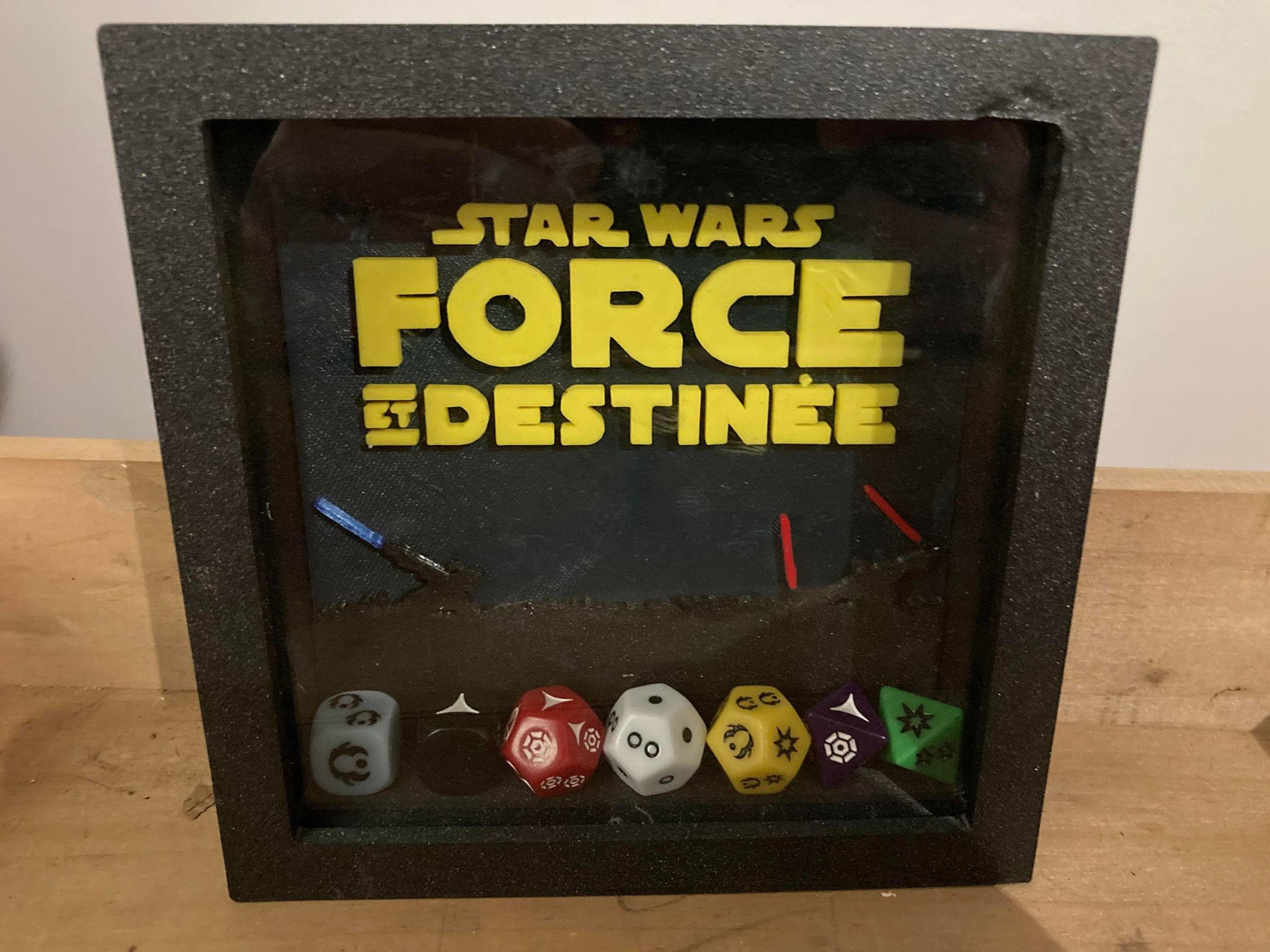 3D Printed Force and destiny Dice Box