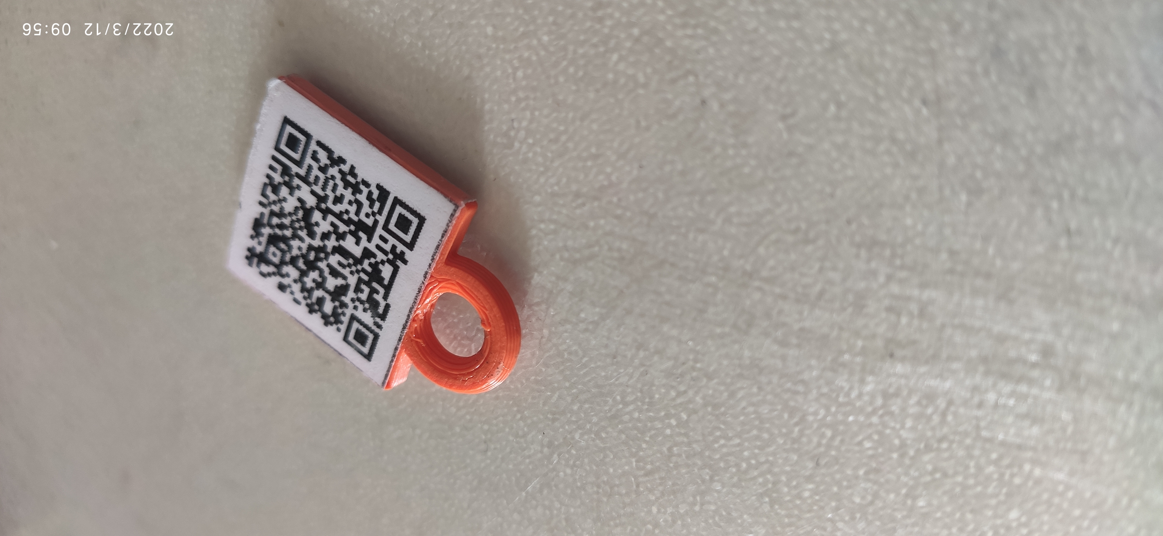 Miniatura 5 do modelo 3D Qr code Keychain (Easy)