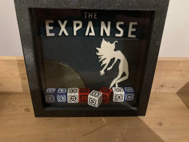 3D Printed The Expanse Dice Box