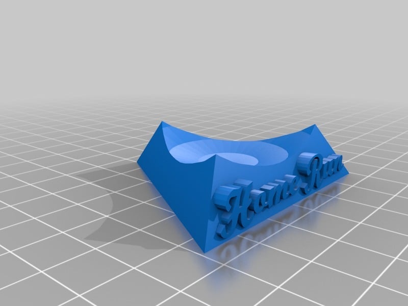 Miniatura 16 do modelo 3D Triangular Baseball Display