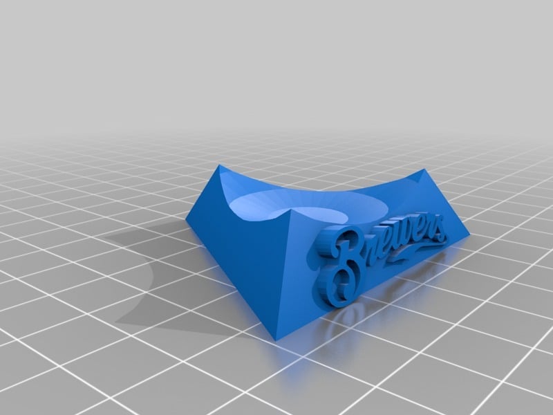 Miniatura 8 do modelo 3D Triangular Baseball Display