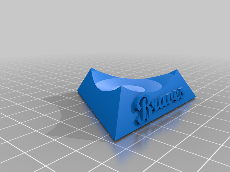 Miniatura 21 do modelo 3D Triangular Baseball Display