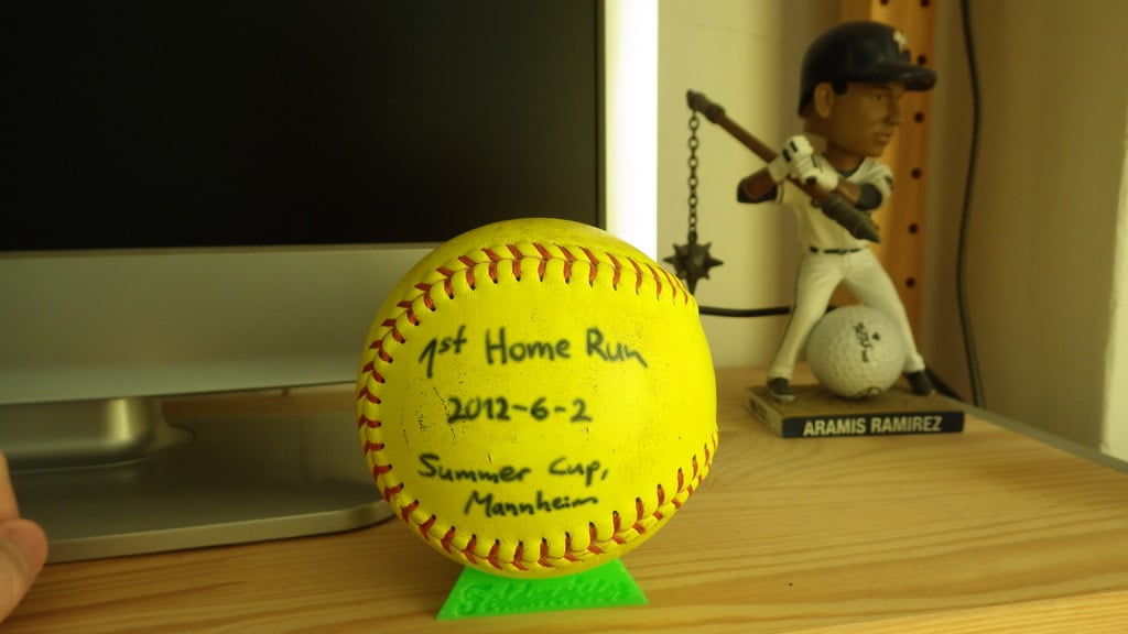 Triangular Softball Display