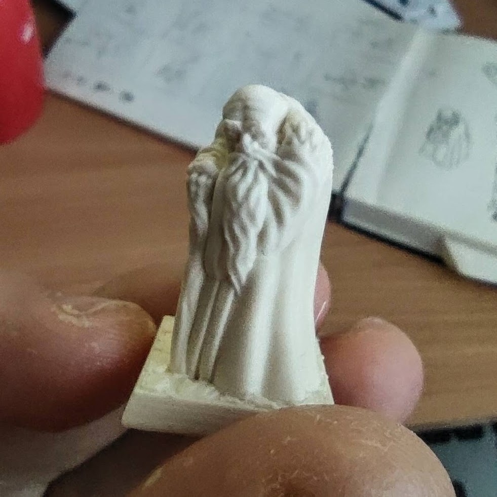Old man 28 mm (supportless, FDM friendly) — 2