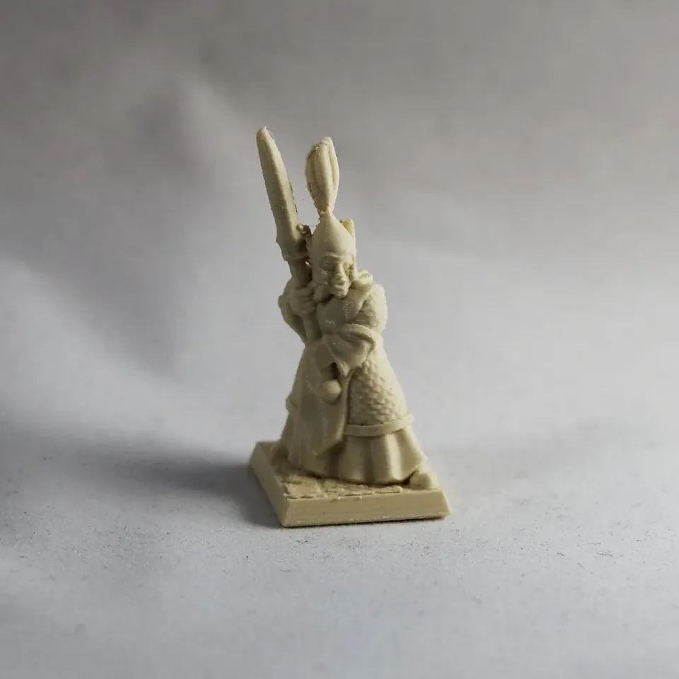 Elf warrior 28mm (supportless, FDM friendly) by Brite Minis Elf warrior 28mm (supportless, FDM friendly) by Brite Minis