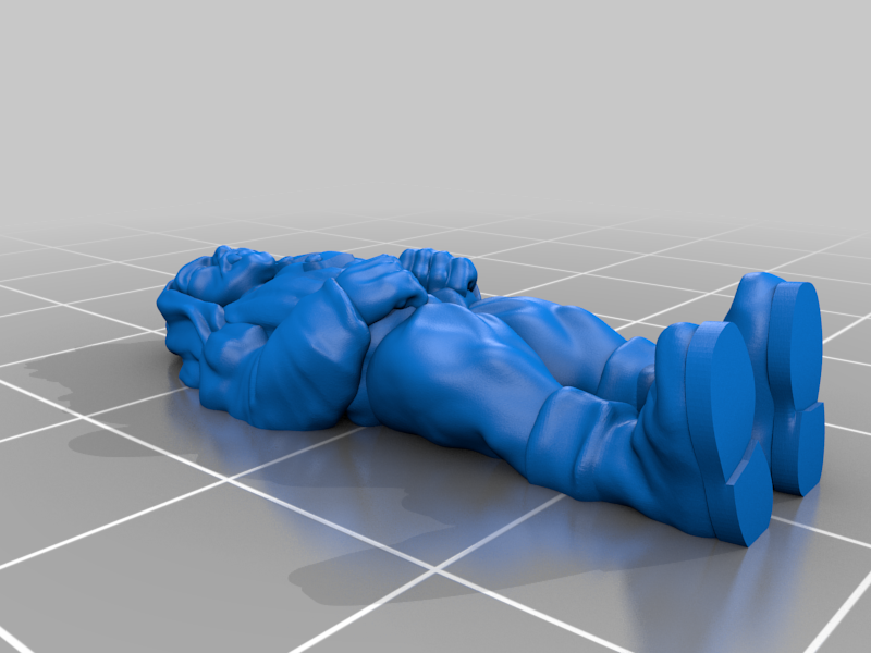 Miniatura 3 do modelo 3D Sleeping vampire (supportless, FDM friendly