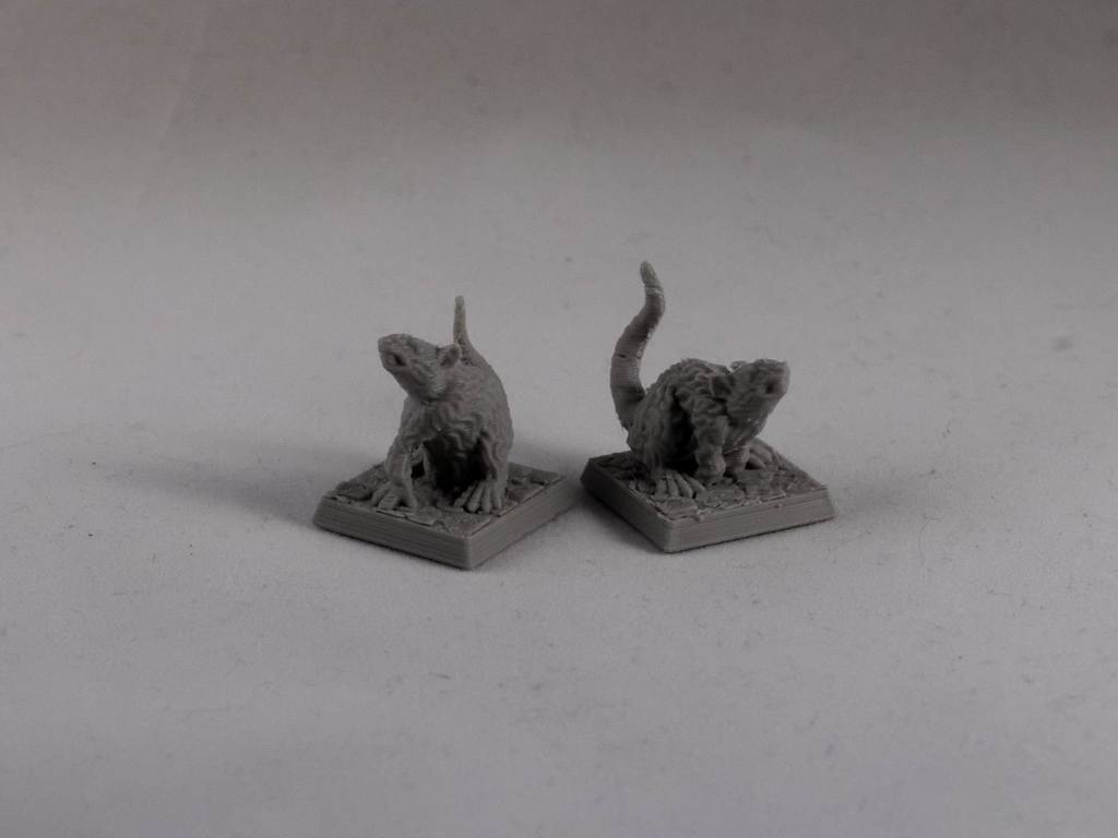 Giant rat (supportless, FDM friendly) — 2