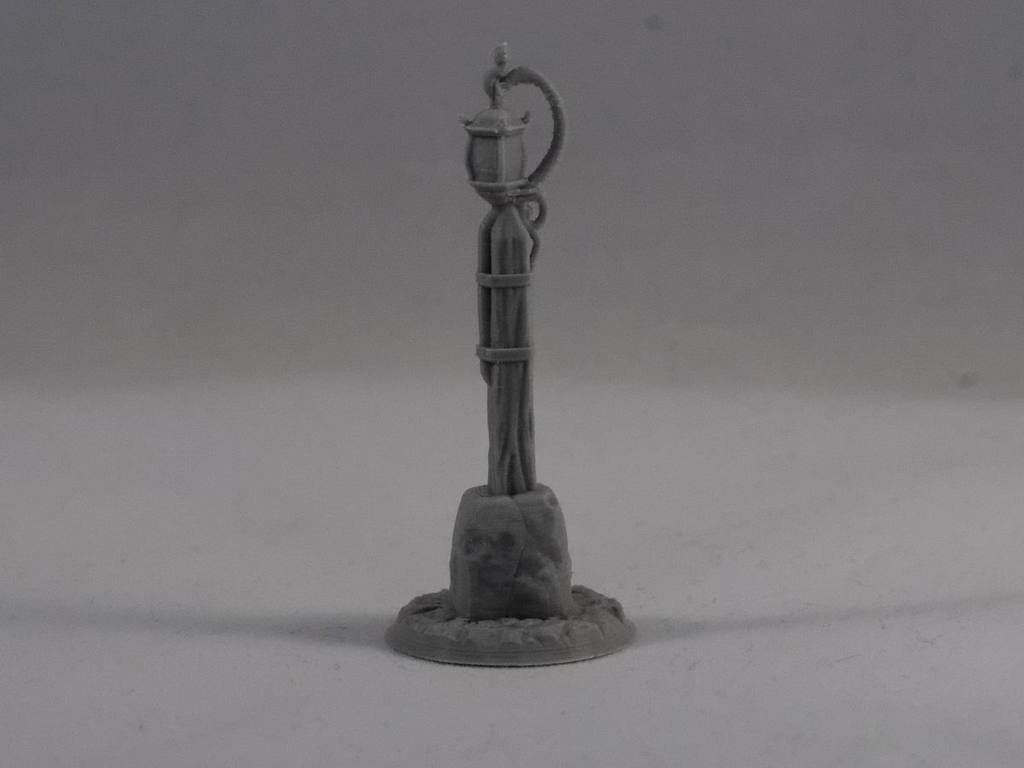 Street lamp (supportless, FDM friendly) — 3