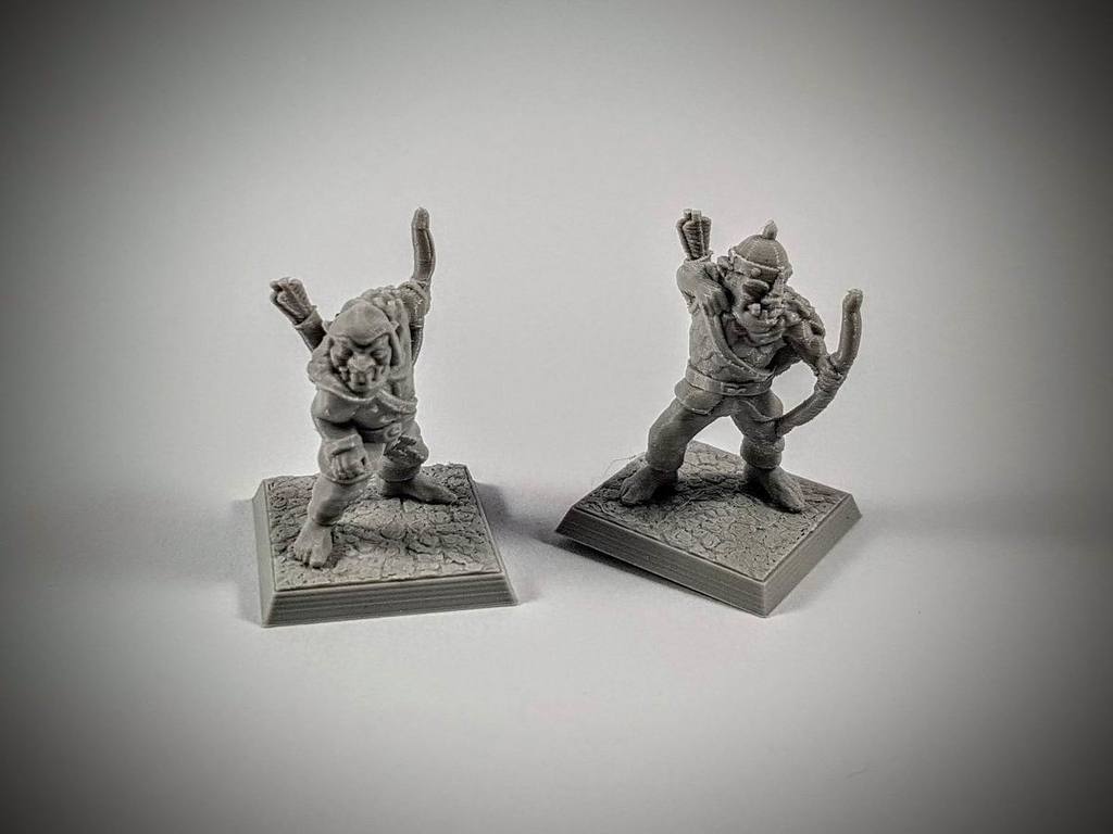 Orc scout/archer 28mm (supportless, FDM friendly) — 4